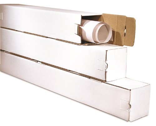 The Packaging Wholesalers 3 x 3 x 37-Inch Square Tube , 50-Count (BSM3337)