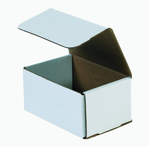 Aviditi M763 Corrugated Mailer, 7" Length x 6" Width x 3" Height, Oyster White (Bundle of 50)
