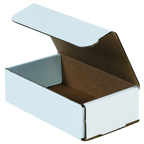 Aviditi M741 Corrugated Mailers, 7" x 4" x 1", Oyster White (Pack of 50)