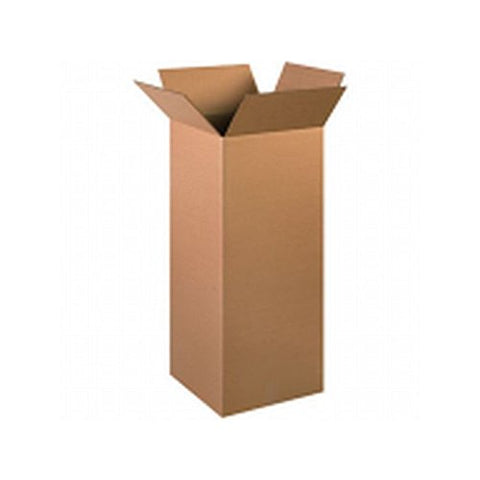 Box Packaging Tall Corrugated Box, Kraft - Bundle of 25