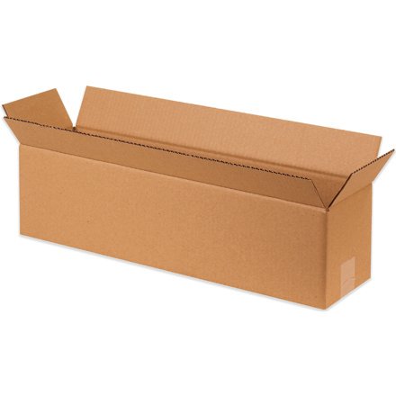 24 In. x 10 In. x 8 In. Long Corrugated Carboard Boxes for Shipping, Moving, and Storage - 25/Count