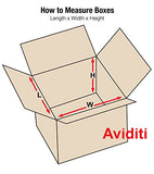 Aviditi 777 Corrugated Box, 7" Length x 7" Width x 7" Height, Kraft (Bundle of 25)