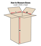 Aviditi 4436 Tall Corrugated Box, 4" Length x 4" Width x 36" Height, Kraft