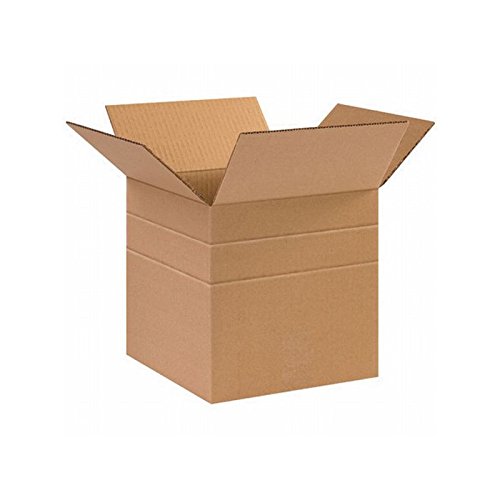 Box Packaging Multi-Depth Corrugated Box, Kraft - Bundle of 25