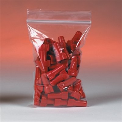 2 1/2 x 10" - 2 Mil Reclosable Poly Bags - Case of 1000