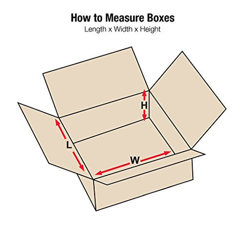 Aviditi 14124 Flat Corrugated Box, 14" Length x 12" Width x 4" Height, Kraft (Bundle of 25)