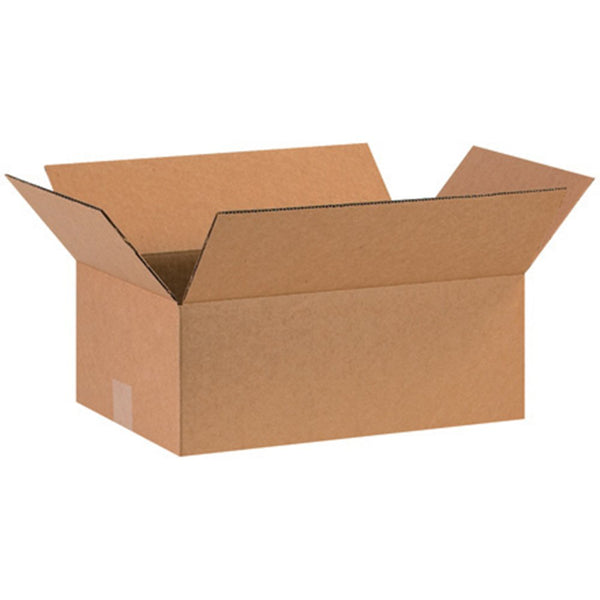 Aviditi 16106 Corrugated Box, 16" Length x 10" Width x 6" Height, Kraft