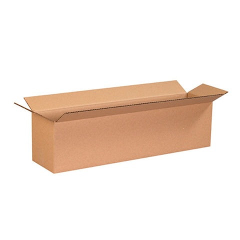 Aviditi 2466 Long Corrugated Box, 24" Length x 6" Width x 6" Height, Kraft (Bundle of 25)