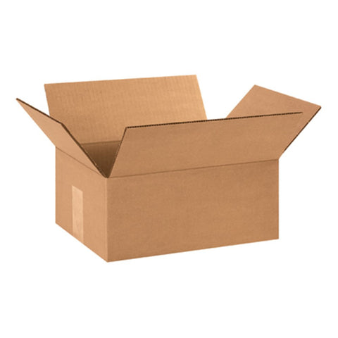 Aviditi 1295 Corrugated Box, 12" Length x 9" Width x 5" Height, Kraft (Bundle of 25)