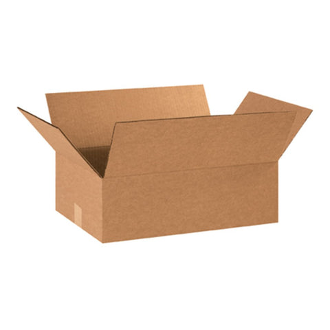 Aviditi 18126 Corrugated Box, 18" Length x 12" Width x 6" Height, Kraft (Bundle of 25)