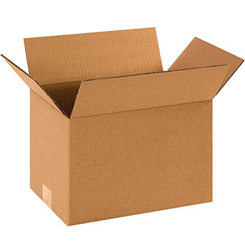 Aviditi 1288100PK Corrugated Boxes, 12" L x 8" W x 8" H, Kraft (Pack of 100)