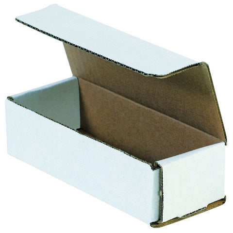 SSBM 13 1/2 x 3 1/2 x 3 1/2 ECT-32B White Corrugated Mailers Shipping Boxes 50/Case SSBM 13 1/2 x 3 1/2 x 3 1/2 ECT-32B White Corrugated Mailers Shipping Boxes 50/Case