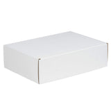 Aviditi White Deluxe Literature Mailing Boxes, 12 1/8 x 9 1/4 x 2 Inches, Pack of 50, Crush-Proof, for Shipping, Mailing and Storing