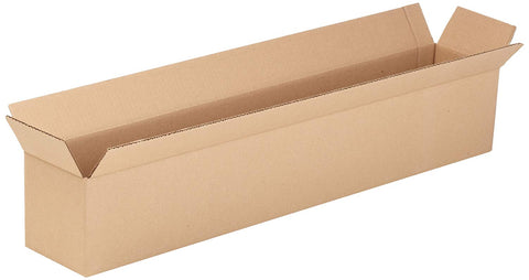 Aviditi 3666 Long Corrugated Box, 36" Length x 6" Width x 6" Height, Kraft (Bundle of 25)