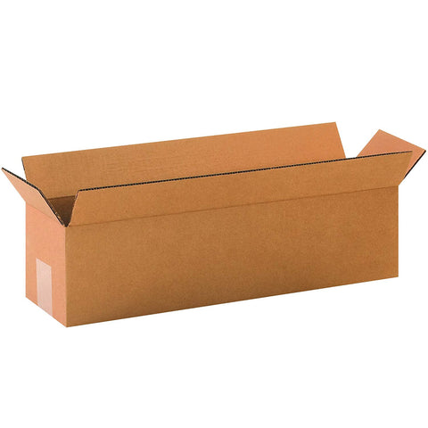 Aviditi 2055 Single-Wall Long Corrugated Box, 20" Length x 5" Width x 5" Height, Kraft (Bundle of 25)