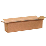 Aviditi 1844100PK Long Corrugated Boxes, 18" L x 4" W x 4" H, Kraft (Pack of 100)