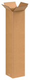 Aviditi 8836 Tall Corrugated Box, 8" Length x 8" Width x 36" Height, Kraft (Bundle of 25)