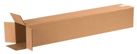 Aviditi 6636 Tall Corrugated Box, 6" Length x 6" Width x 36" Height, Kraft (Bundle of 25)