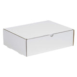 M1292 Corrugated Literature Mailer, 12-1/8" Length x 9-1/4" Width x 2" Height, Oyster White (Bundle of 50)