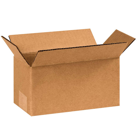 Aviditi 844100PK Corrugated Boxes, 8" L x 4" W x 4" H, Kraft (Pack of 100)