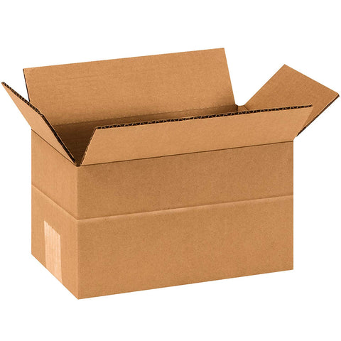 Aviditi MD955100PK Multi-Depth Corrugated Boxes, 9" L x 5" W x 5" H, Kraft (Pack of 100)