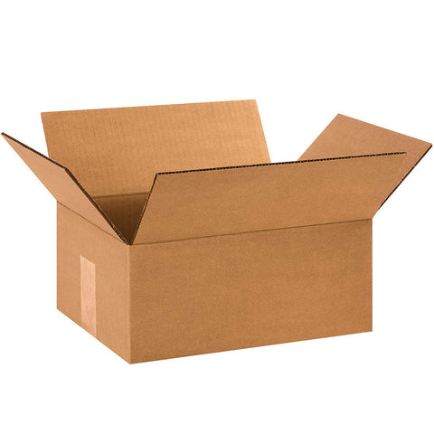 Aviditi 1295100PK Corrugated Boxes, 12" L x 9" W x 5" H, Kraft (Pack of 100)