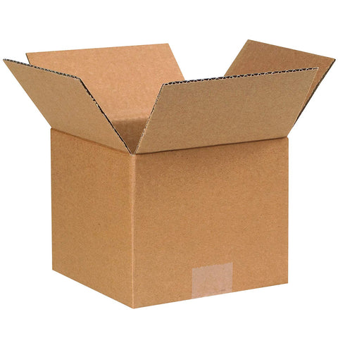 Aviditi 776100PK Corrugated Boxes, 7" L x 7" W x 6" H, Kraft (Pack of 100)