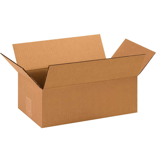 BOX USA B1485 Corrugated Boxes, 14"L x 8"W x 5"H, Kraft (Pack of 25)
