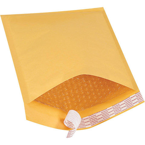 Aviditi B855SS Paper #2 Self-Seal Bubble Lining Mailer, 12" Length x 8-1/2" Width, Kraft (Case of 70)