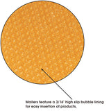 Aviditi B854SS Paper #1 Self-Seal Bubble Lining Mailer, 12" Length x 7-1/4" Width, Kraft (Case of 100)