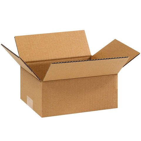 Aviditi 974100PK Corrugated Boxes, 9" L x 7" W x 4" H, Kraft (Pack of 100)