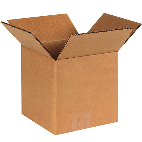 Aviditi 666100PK Corrugated Boxes, 6" L x 6" W x 6" H, Kraft (Pack of 100)