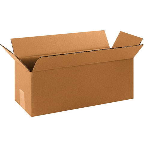 Aviditi 1666100PK Long Corrugated Boxes, 16" L x 6" W x 6" H, Kraft (Pack of 100)