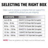 Select a Size: Tape Logic Long Boxes