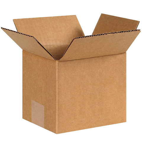 Aviditi 655100PK Corrugated Boxes, 6" L x 5" W x 5" H, Kraft (Pack of 100)