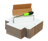Aviditi M1066 Corrugated Mailer, 10" Length x 6" Width x 6" Height, Oyster White (Bundle of 50)